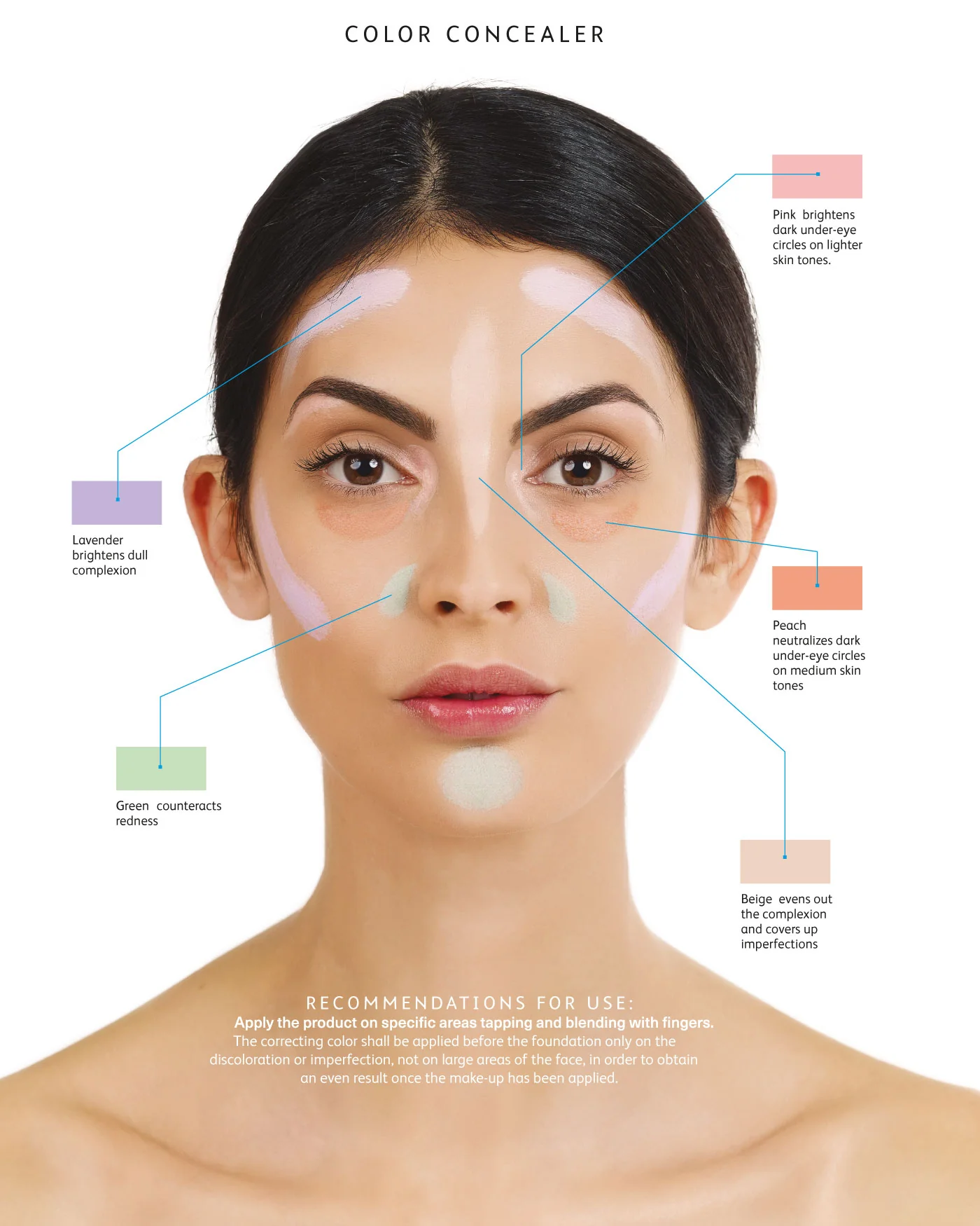 COLOR CONCEALER - Palette Viso Correttori Cromatici - Image 3