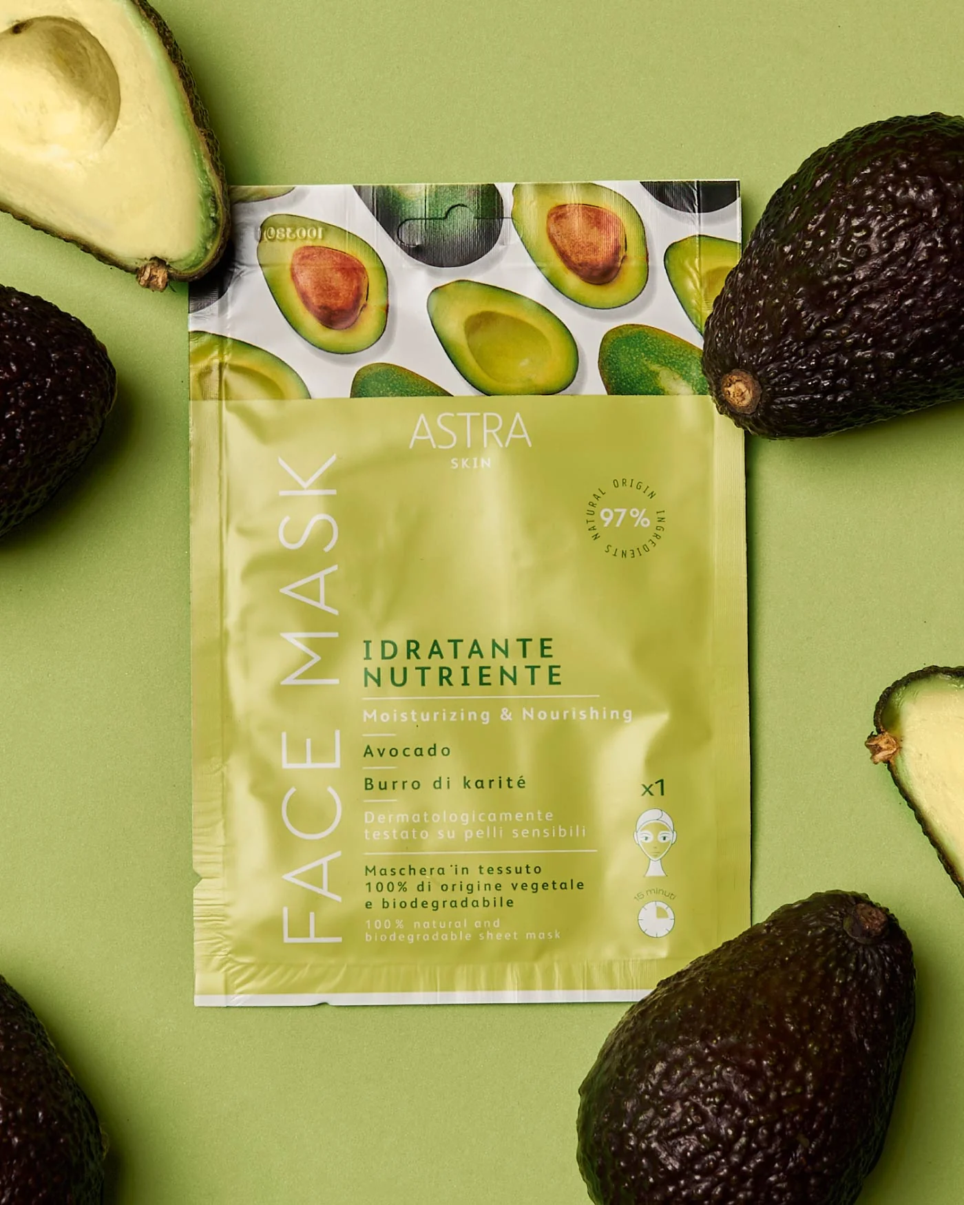 FACE MASK IDRATANTE NUTRIENTE - Maschera Viso in Tessuto - Image 3