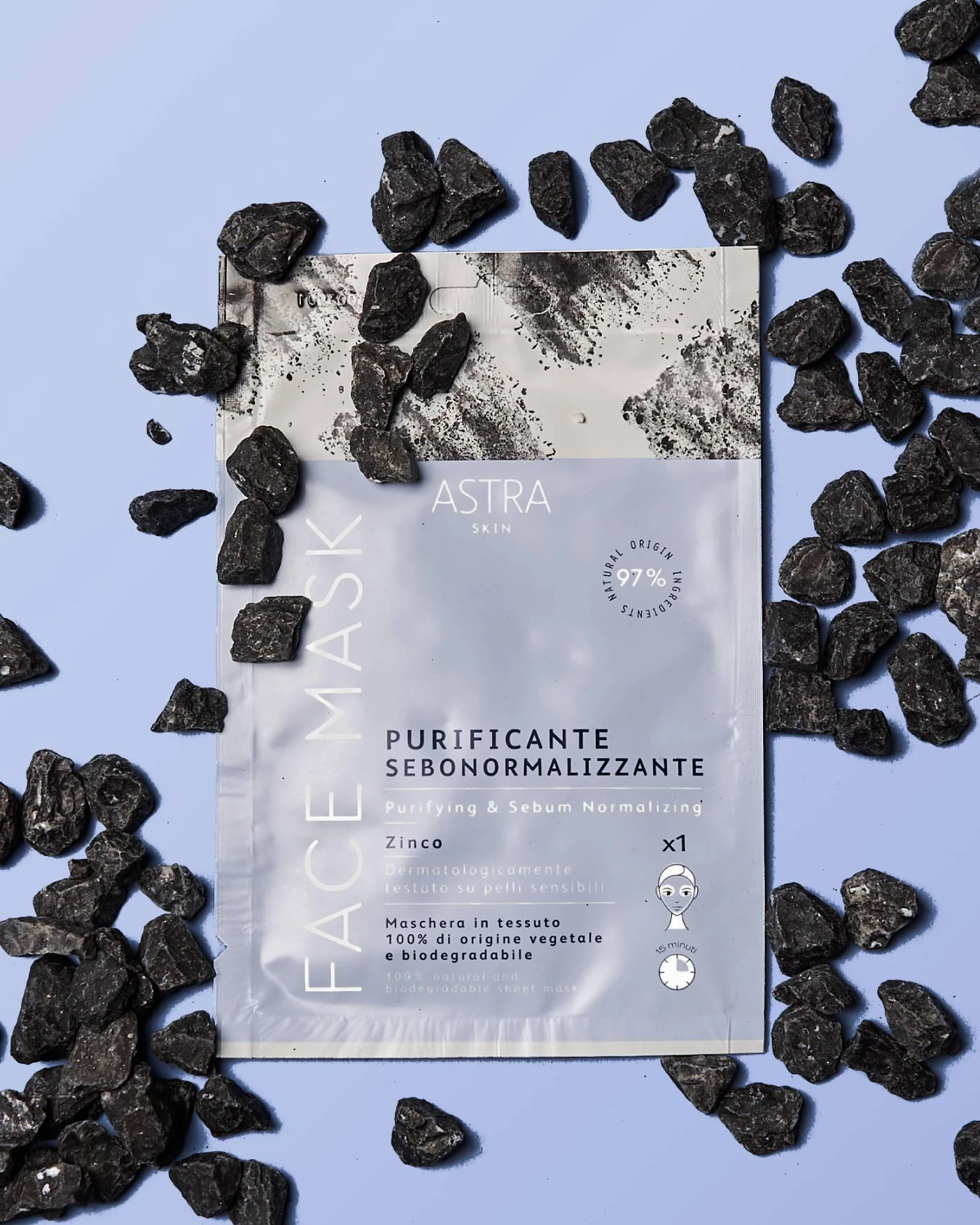 FACE MASK PURIFICANTE SEBONORMALIZZANTE - Maschera Viso in Tessuto - Image 4